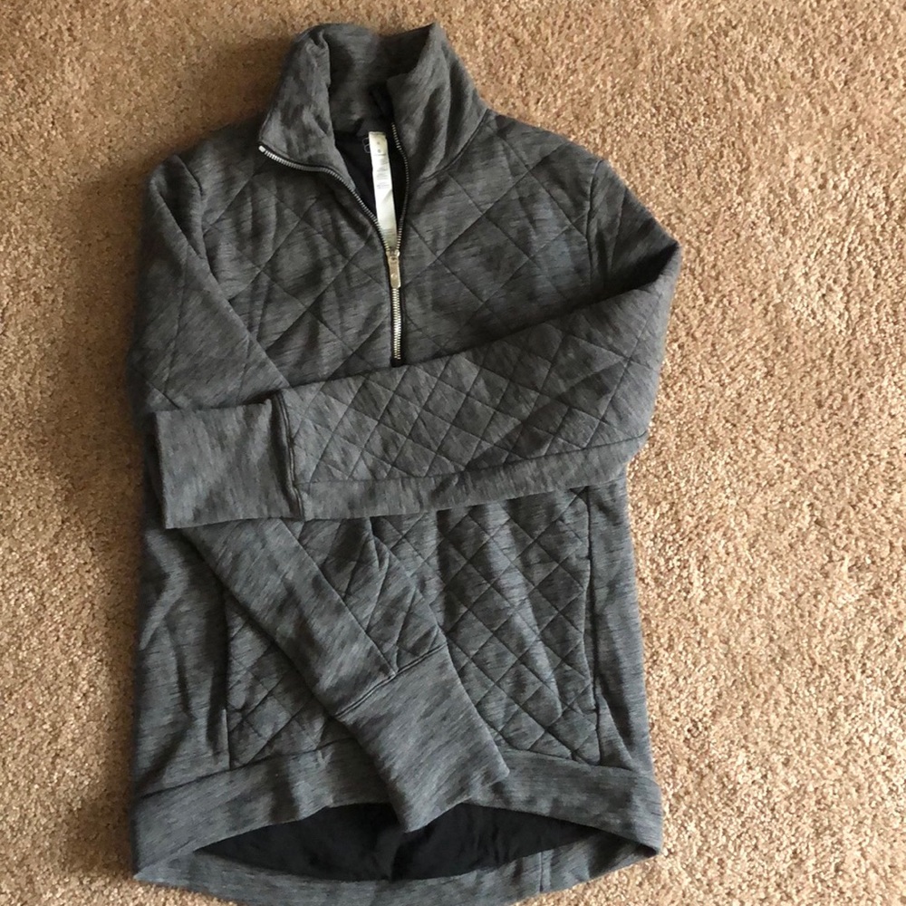 lululemon athletica Quilted Half-Zip Pullover - Gray